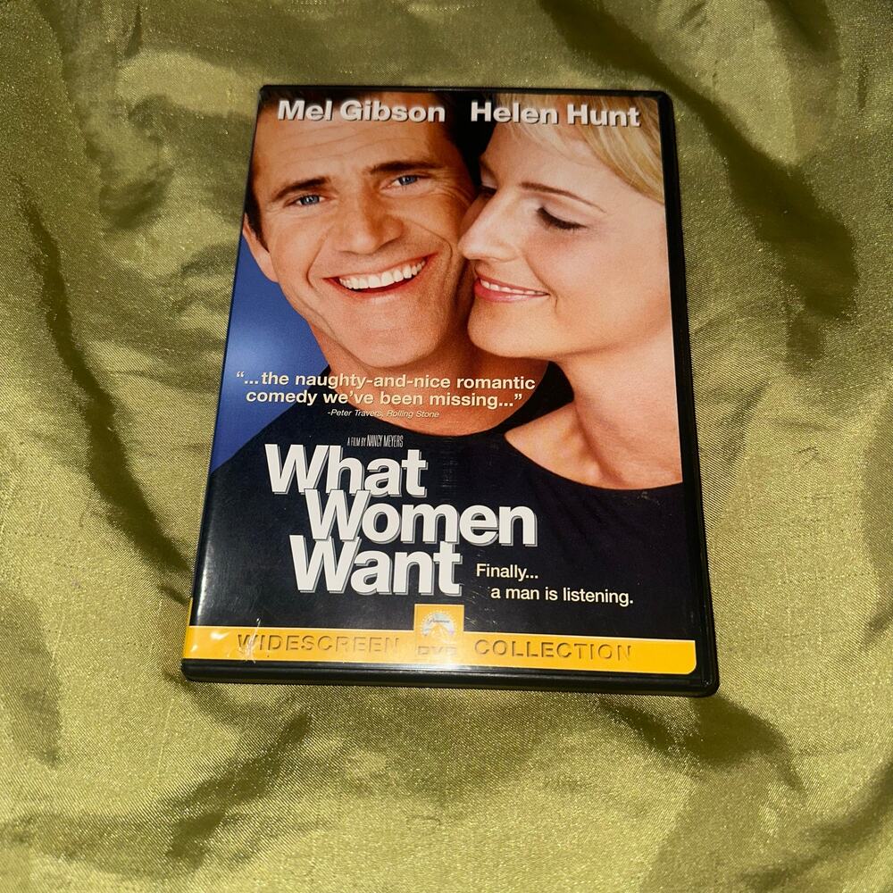 What Women Want DVD Mel Gibson Helen Hunt Comedy Romance